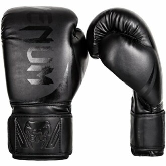 Black Venum boxing gloves