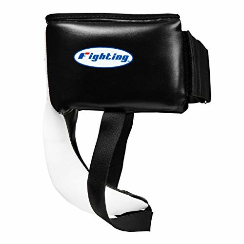 Black and white boxing arm pad with straps