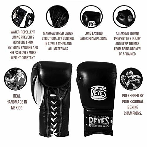 Cleto Reyes black boxing gloves with features and benefits.