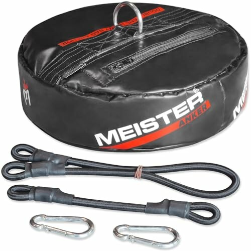 Meister heavy bag anchor with carabiners and bungee cords