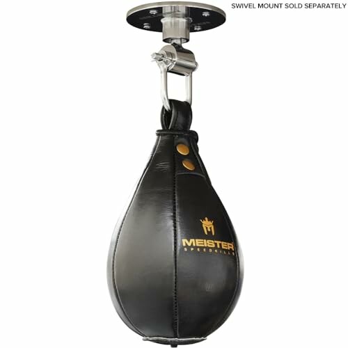 Black Meister speed bag with swivel mount