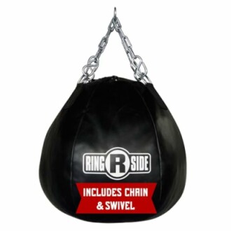 Ringside boxing punching bag with chain and swivel.