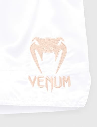 Venum logo on white fabric