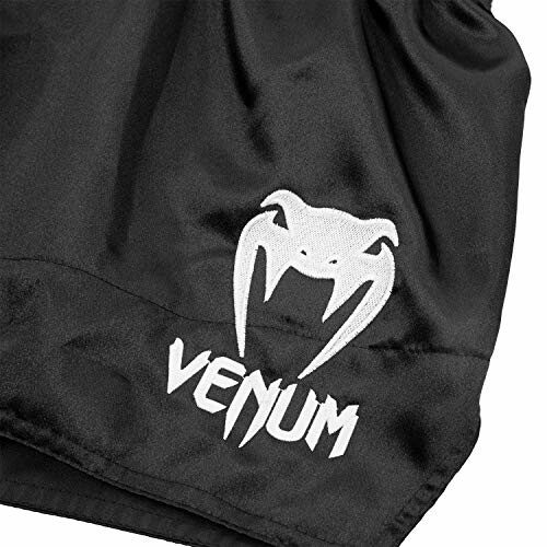 Black fabric with white Venum logo.